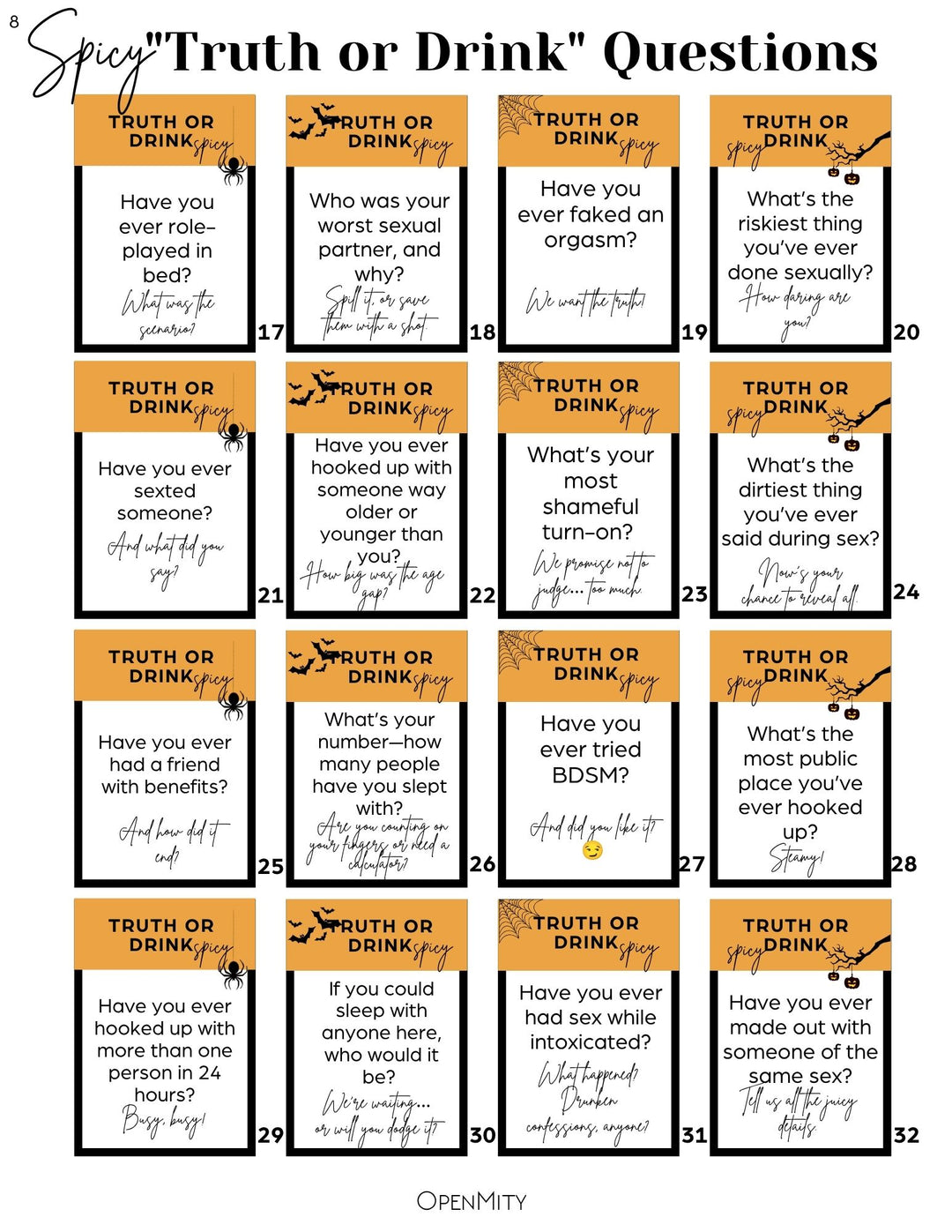 Halloween truth or dare questions