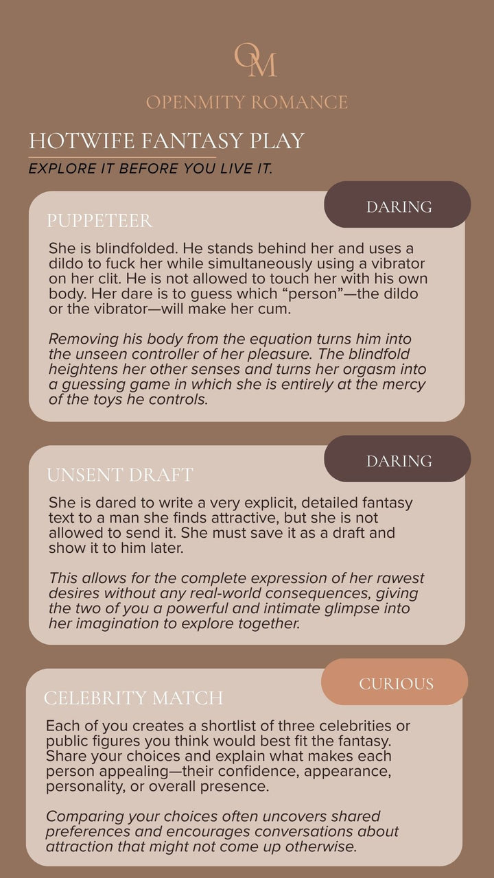 Hotwife-Aufgaben für Paare – Prelude & Experience (PDF, Englisch)