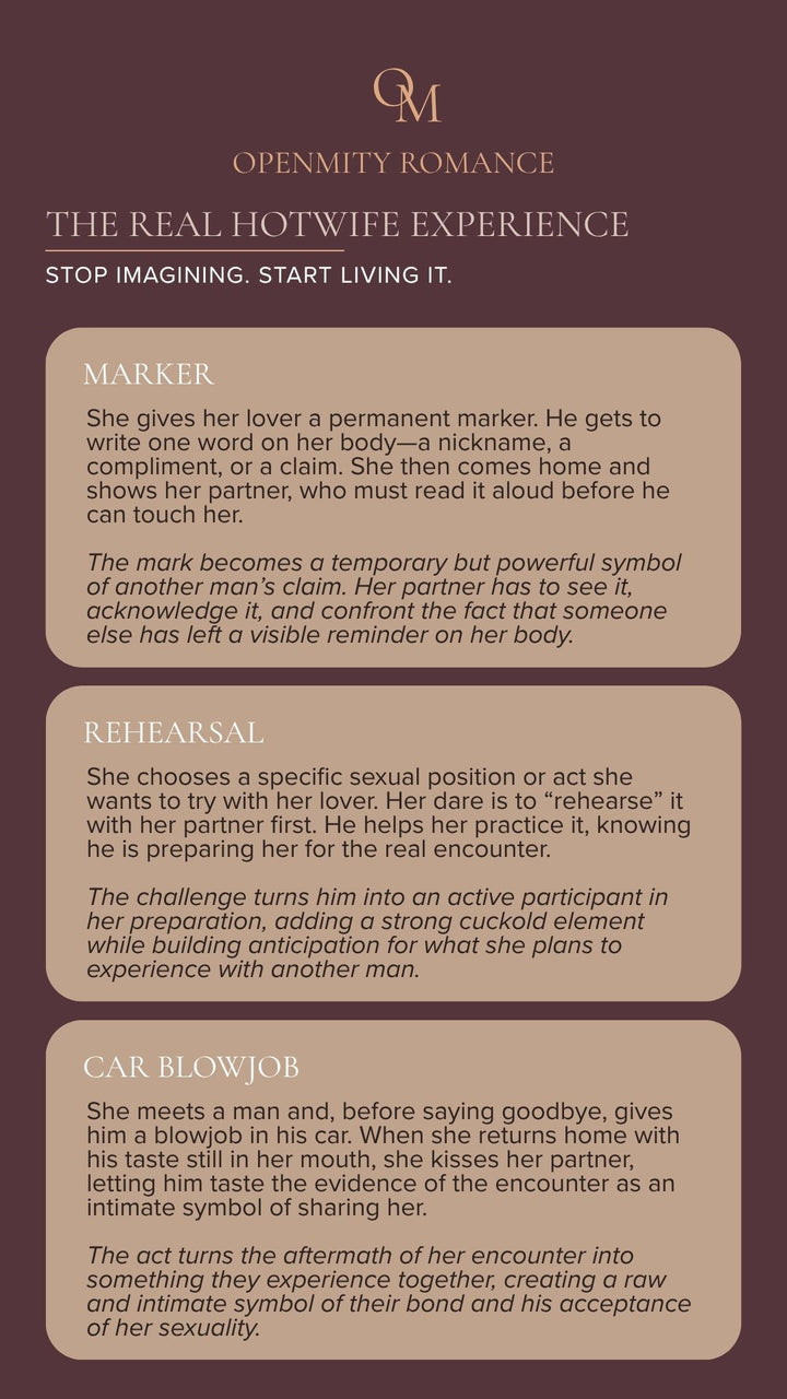 Hotwife-Aufgaben für Paare – Prelude & Experience (PDF, Englisch)