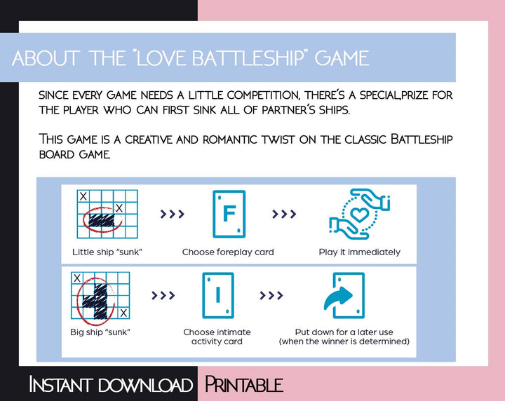 Love Battleship game rules